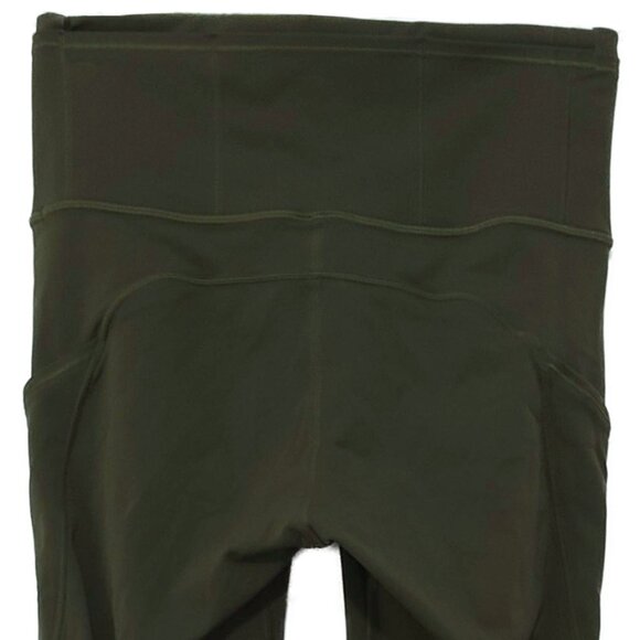 Lululemon Fast and Free Tight 28" *Non-Reflective Dark Olive - Picture 8 of 10